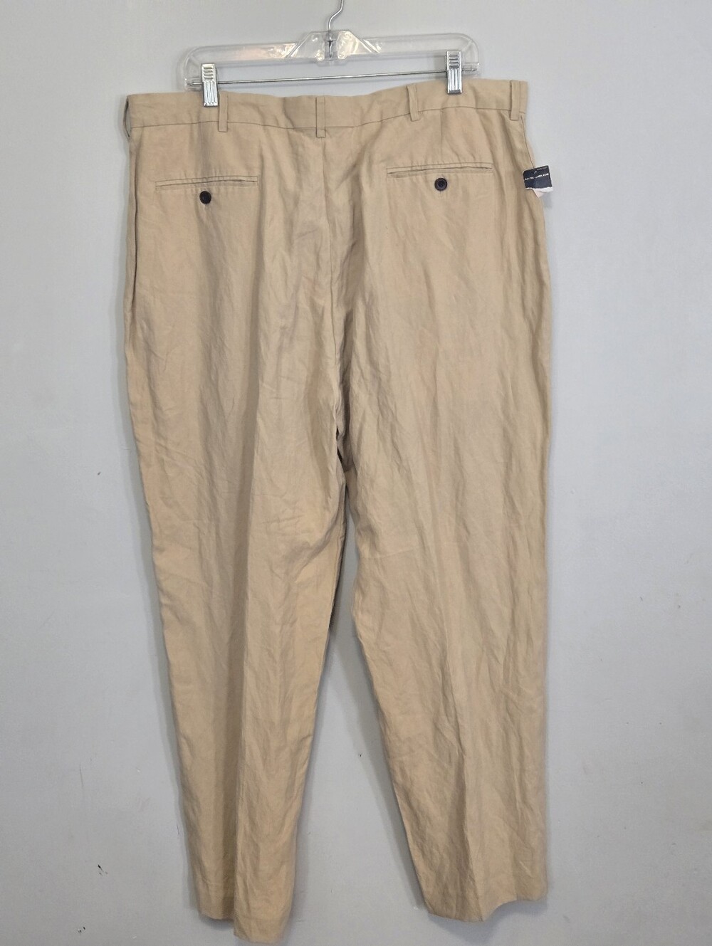 Polo Ralph Lauren Men's Linen/Silk Blend Pants 38/30 NWT Beige Lightweight - Picture 2 of 7